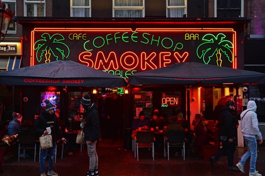 Myasthenia Gravis help was found at this Amsterdam Night Coffee and Smoke Shop
