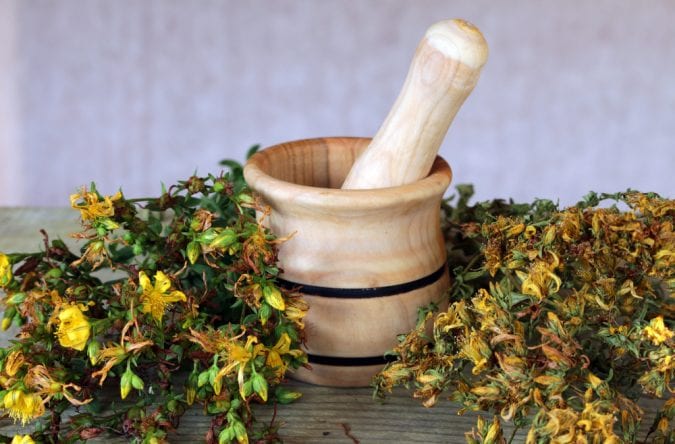 Detox ingrediente di THC St Johns Wort e pestil