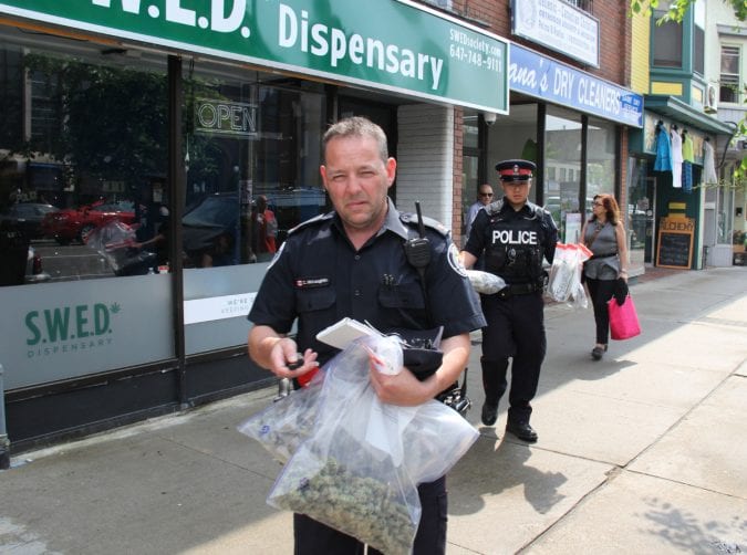 dispensary raid in TO