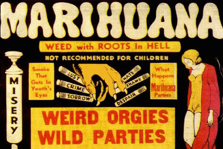 marijuana propaganda poster
