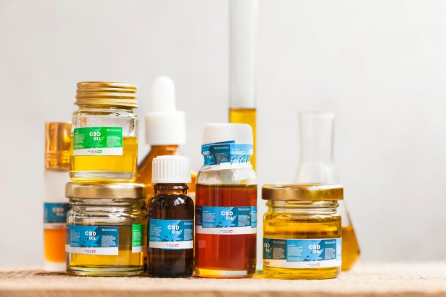 CBD Daily represented by a sampling of CBD products