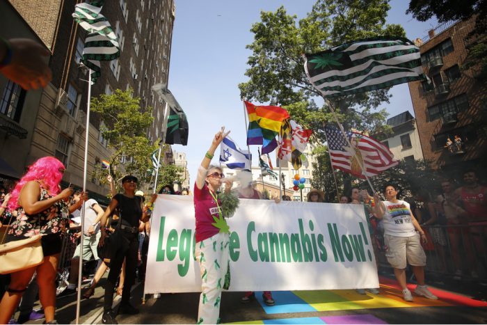 legalization protest in New York