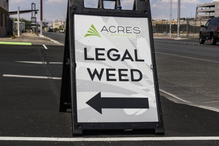 legal weed sign