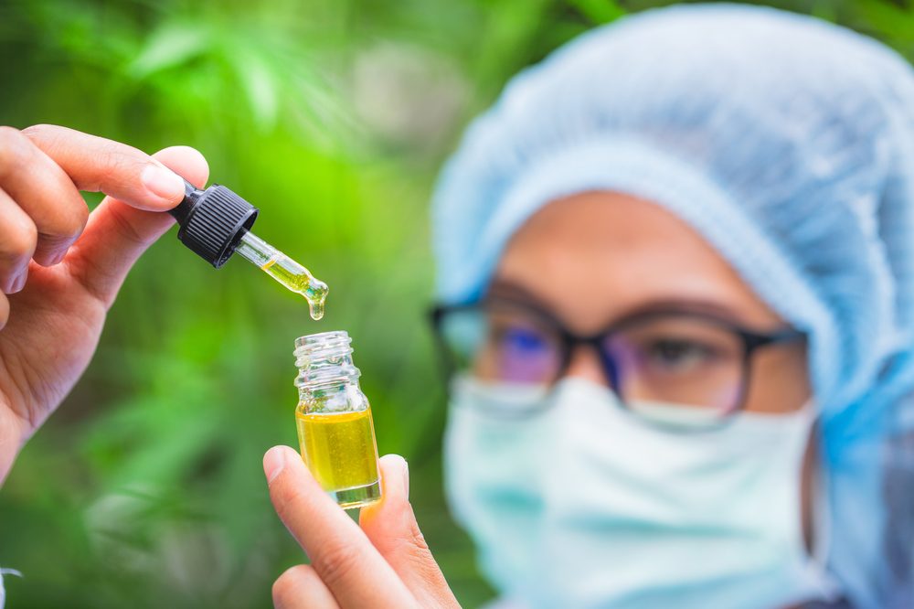 cbd clinical trials with researcher testing hemp oil