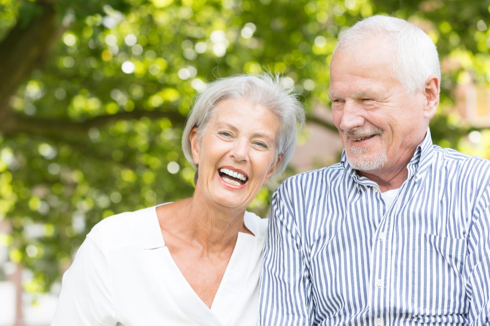 parkinson's psychosis not a problem for this happy older adult and his partner