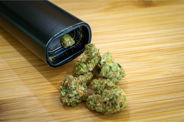 dry herb vaporizer and marijuana nugs