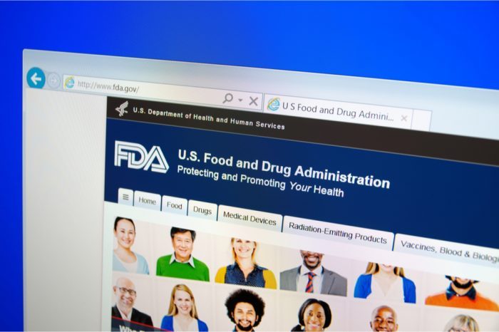 fda crackdown on cannabis might be announced on their website which looks like this