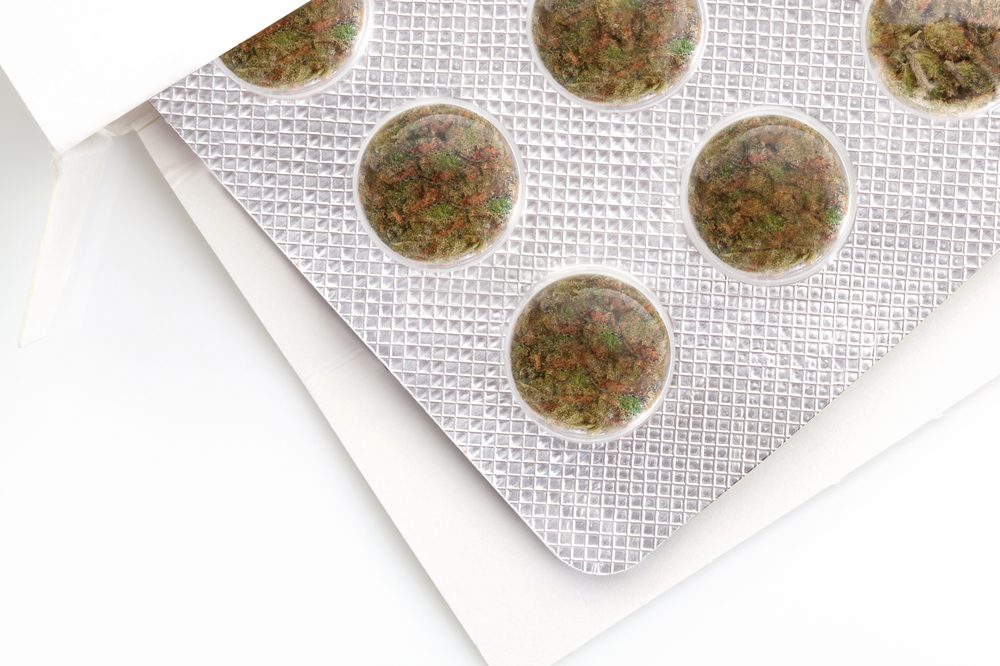 cannabis pill bubble pack