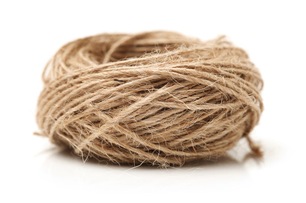 hemp rope in a ball