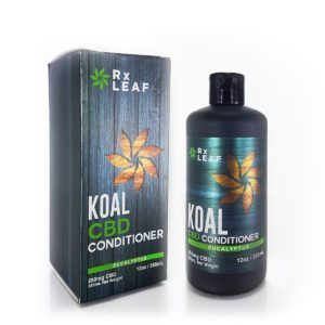 CBD Conditioner bottle and box for Rxleaf
