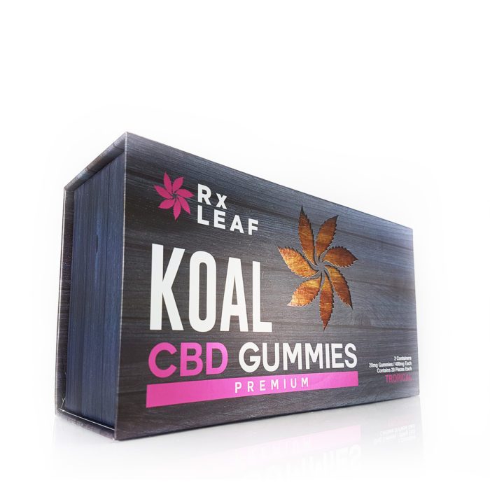 CBD Gummies double pack box only by RxLeaf