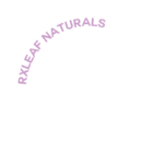 RxLeaf Naturals logo white