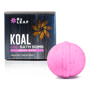 Koal Cbd bath bomb Sweet Rose 1