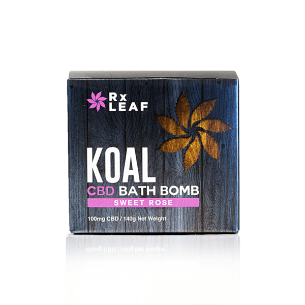 koal cbd bath bomb sweet rose 3